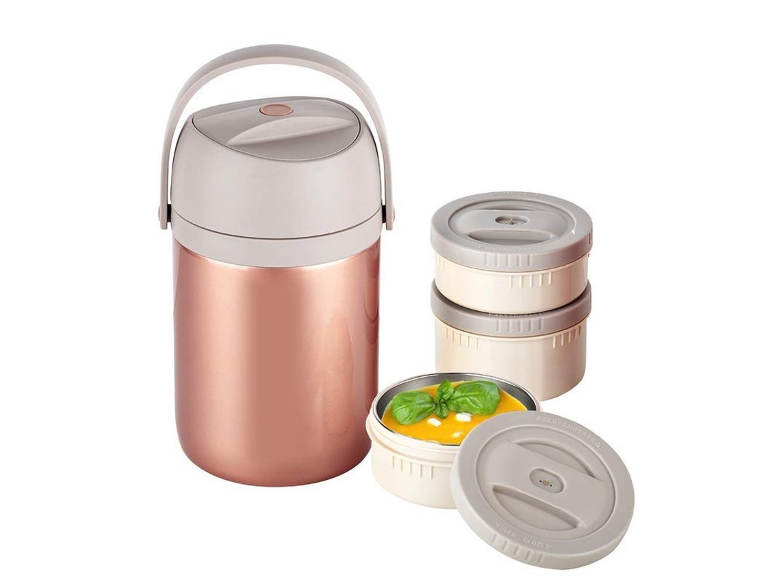 2026da-caja De Almuerzo Bento, Contenedor De Sopa Inoxidable Aislado Sin Fugas Para Escuela Y Oficina