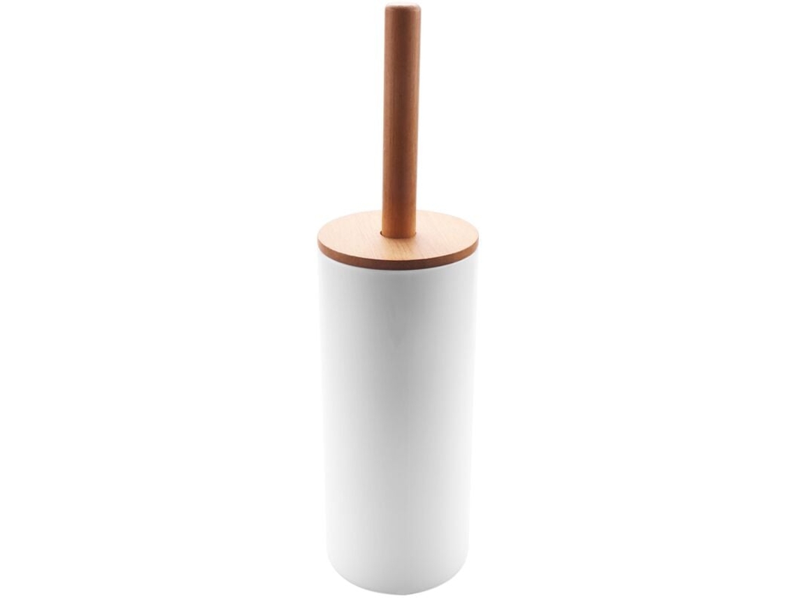 Cepillo de baño de bambú con base, portaescobillas, accesorios de baño Jortmrd