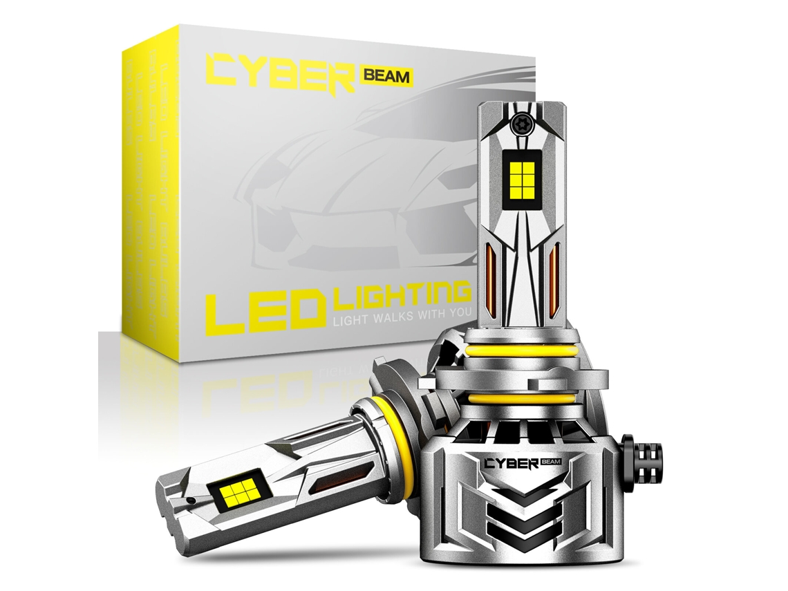 Par De Faros Delanteros Led Para Coche H4-cyberbeam A900-c27 H4 / H7 / H11 / H13 / 9012 / 9005, 240 W, 60 000 Lm, Luz Blanca Brillante De 6500 K, Ip68