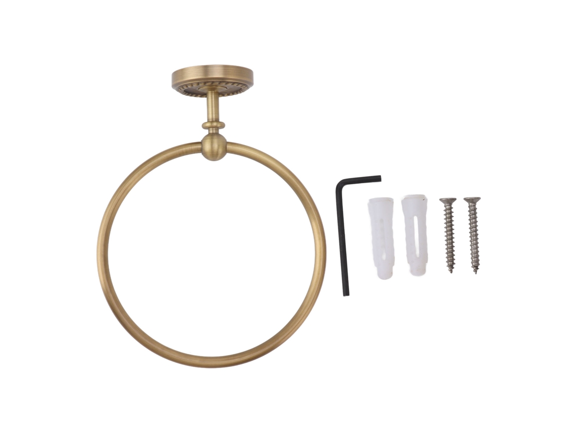 Anillo toallero de pared de cobre 970830 Worten Baño