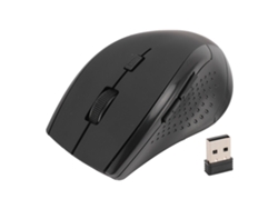 Ratón Óptico Inalámbrico 2.4g Con Receptor Usb, Preciso, Portátil, Para Ordenador Portátil/de Sobremesa, Negro.