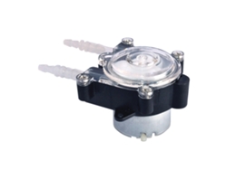 Bomba dosificadora peristáltica miniatura autocebante de 12 V para acuarios y laboratorios de análisis bioquímicos.