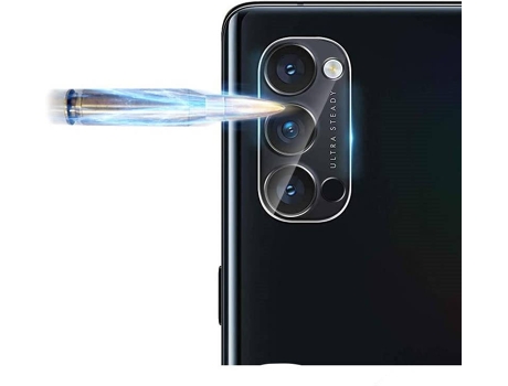 Kit 2 Protectores de Cámara Trasera de Cristal Oppo Reno 4 pro 5G Full Shield