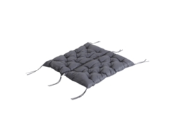 Cojín Para Banco De Jardín, 100 X 98 X 8 Cm, Relleno De Algodón En Gris Oscuro, Cómodo Y Resistente A La Intemperie.