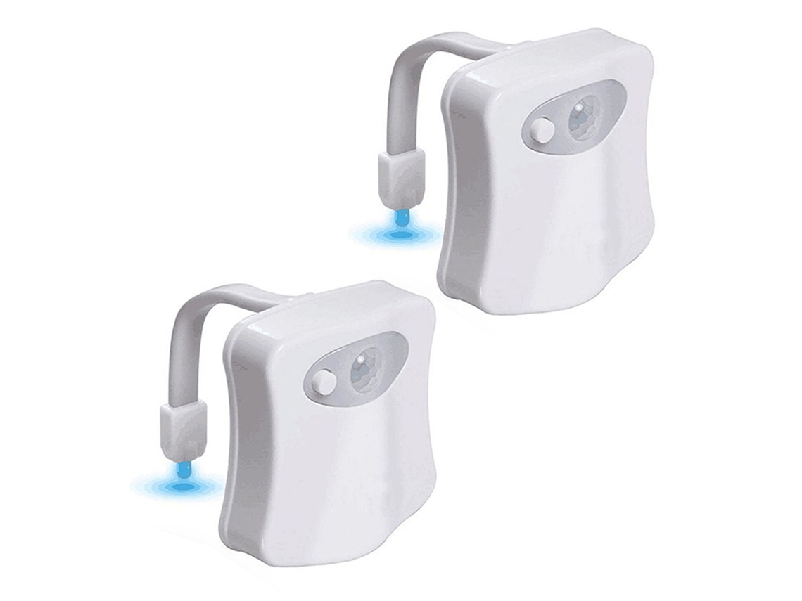 Luz LED con sensor de movimiento, iluminación para inodoro, luz nocturna para baño NEVEANCE