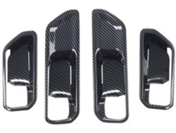 Adhesivo Protector Para Manija De Puerta Interior Automóvil Toyota Land Cruiser Prado Lc250 2024-2025 (plata)