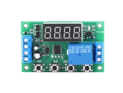 Módulo De Interruptor De Relé Con Temporizador Ajustable Led Para Control Automático 24v