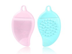 2 Cepillos De Limpieza Facial Manuales De Silicona, Masajeadores Para Piel Sensible Y Delicada.