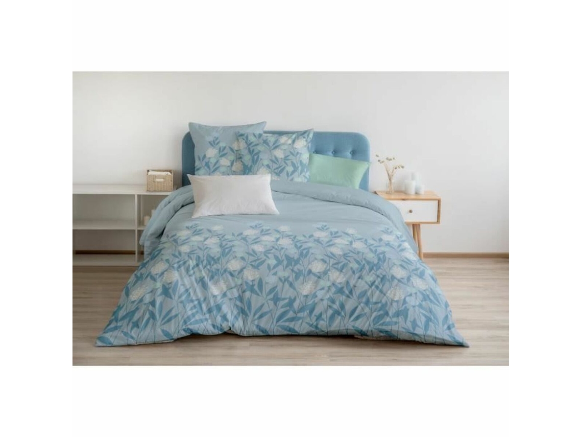 Juego de funda nórdica HOME LINGE PASSION 240 x 260 cm Azul 3 Piezas