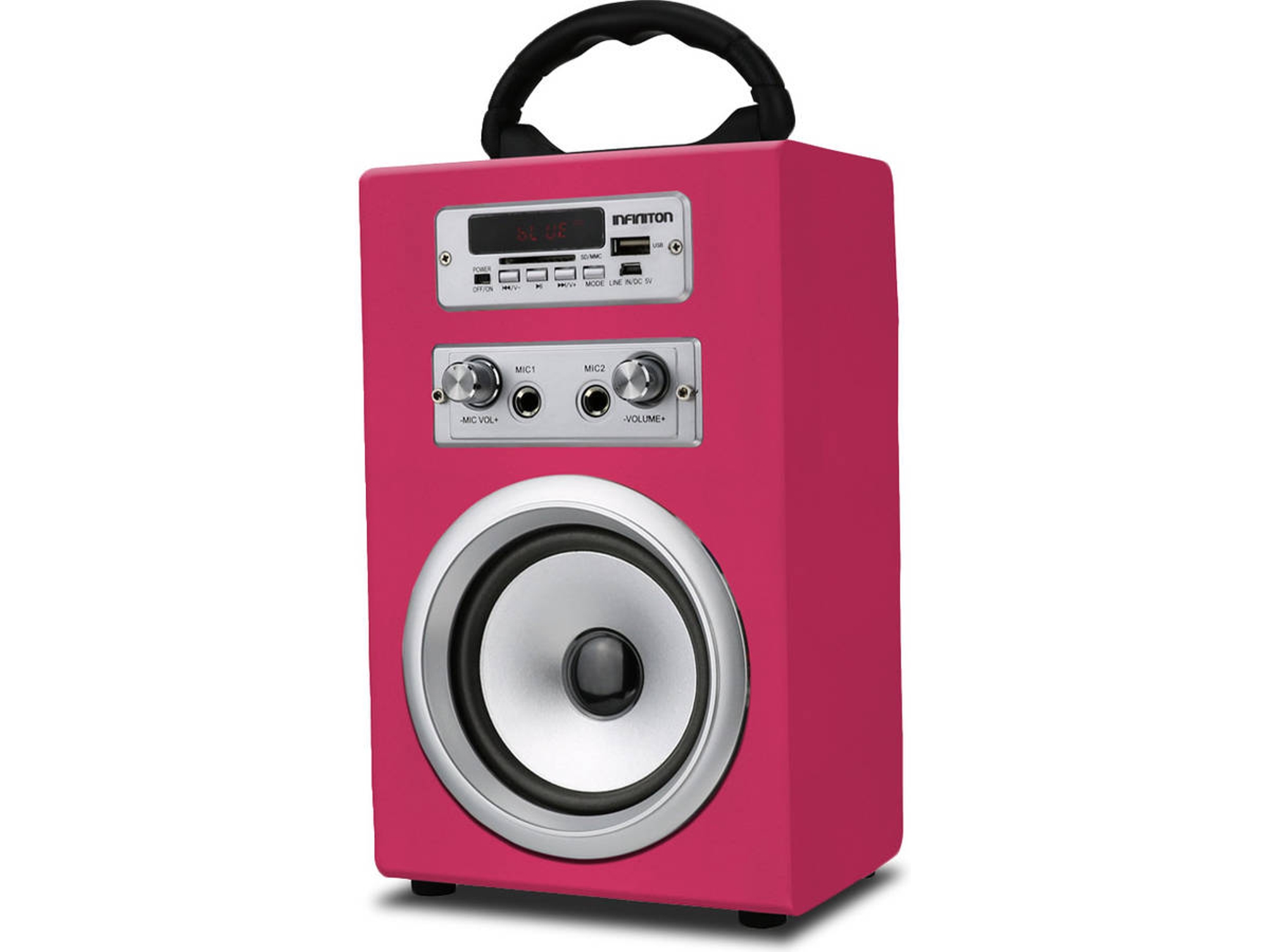 Altavoz INFINITON Karaoke K8 Rosa