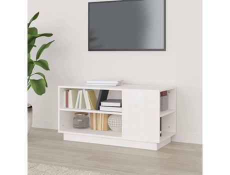 Mueble Para Tv VIDAXL Blanco Madera (80x35x40.5 cm)