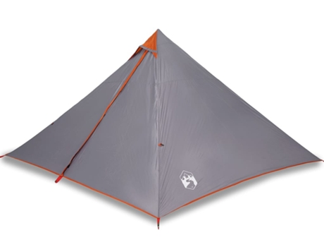 Tienda de campaña familiar tipi 7 personas VIDAXL impermeable naranja
