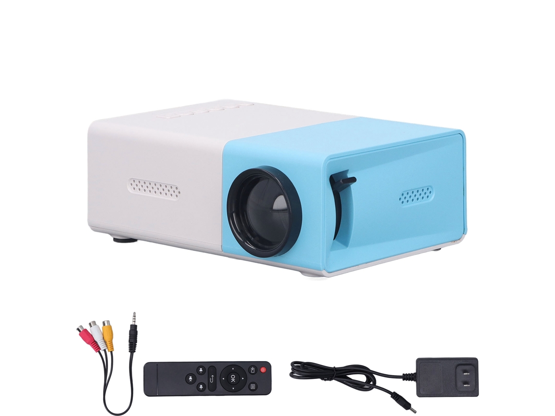 Proyector Mini 1080p Hd Con Altavoz Integrado Tamaño Pequeño Imagen De Reflexión Difusa Portátil Para Juegos Películas 100‑240v Plug Ee.uu.