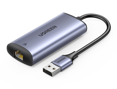 Adaptador UGREEN 70547 Cm275 Usb a Rj45 1000Mbps 2.5G Estabilidad de red