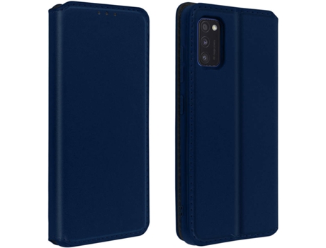 Funda Samsung Galaxy A41 AVIZAR Libro Billetera Azul Oscuro