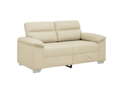 Maison Exclusive - Sofá De 2 Plazas Color Crema, 160x81x84 Cm, Piel Sintética