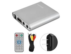Reproductor multimedia digital HDMI de 1080p con control remoto y decodificador con disco duro