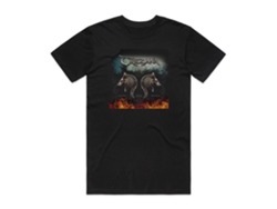Triddana Rising From Within Album Cover Camiseta Black Rockinstone Size-s