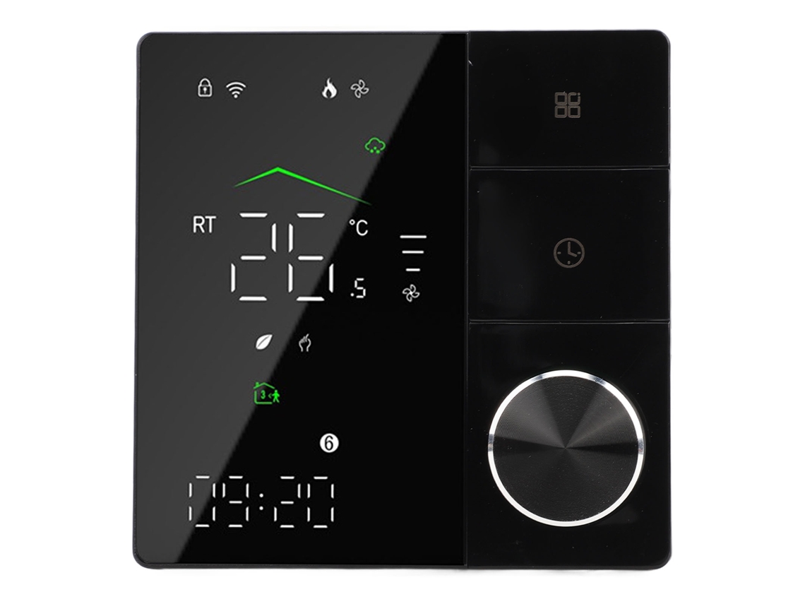Termostato eléctrico inteligente programable con Wi-Fi