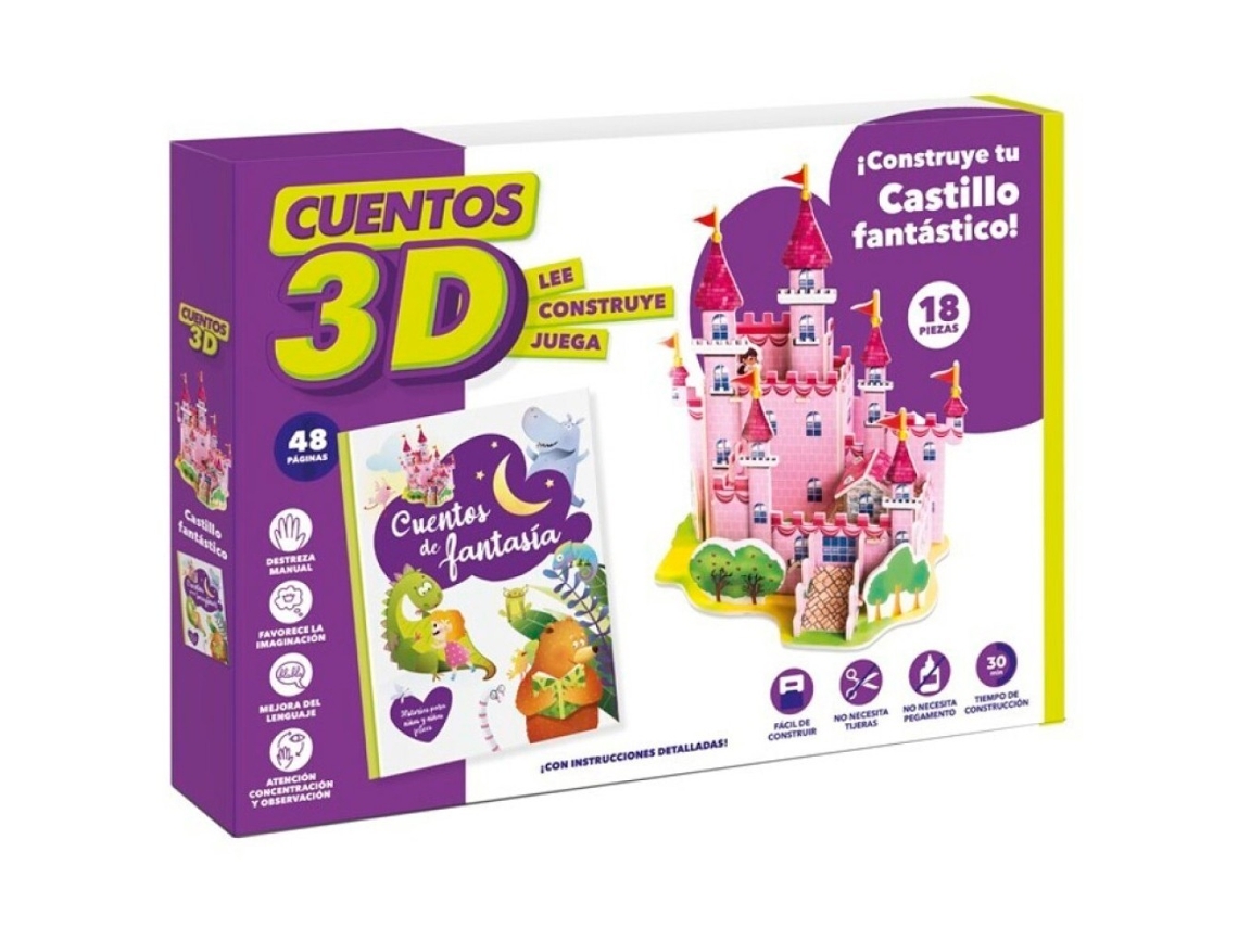 Cuento 3D Y Construcción Castillo Fantástico PLAYTIME