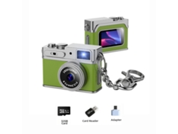 Minicámara Digital Czhhmart 1080p Full Hd, Equipada Con Tarjeta De Memoria De 32 Gb (verde)