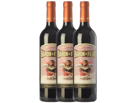 Vino PEÑAFIEL Peñafiel Barón De Filar Ribera Del Duero Crianza (0.75 L - 3 unidades)