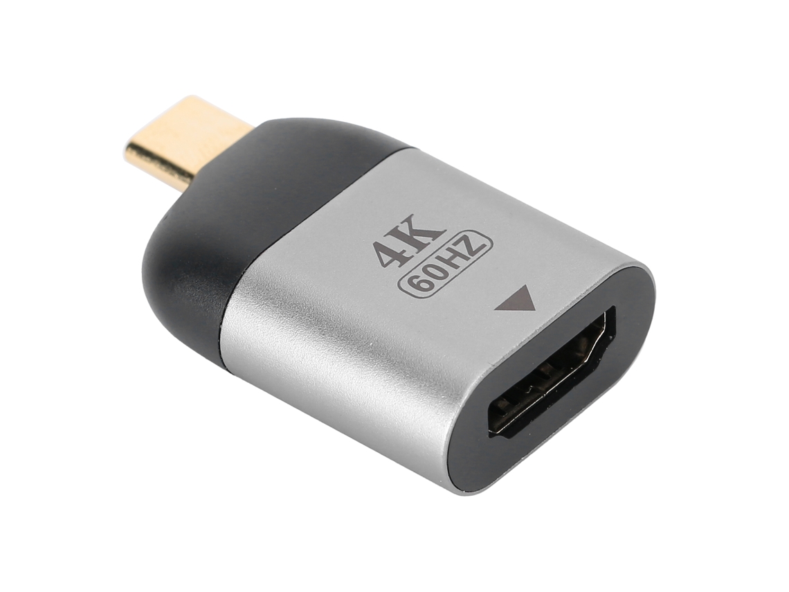 Adaptador Usb-c Macho A Hdmi Compatible Con 4k A 60 Hz, Windows, Android Y Os X, Con Efectos Visuales 3d.