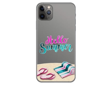 Carcasa iPhone 11 Pro Max (6.5) TUMUNDOSMARTPHONE Dibujos Transparente Multicolor