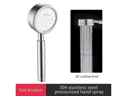 Porta llaves de ducha de acero inoxidable 304, de pared, alta presión, ahorro de agua, para baño