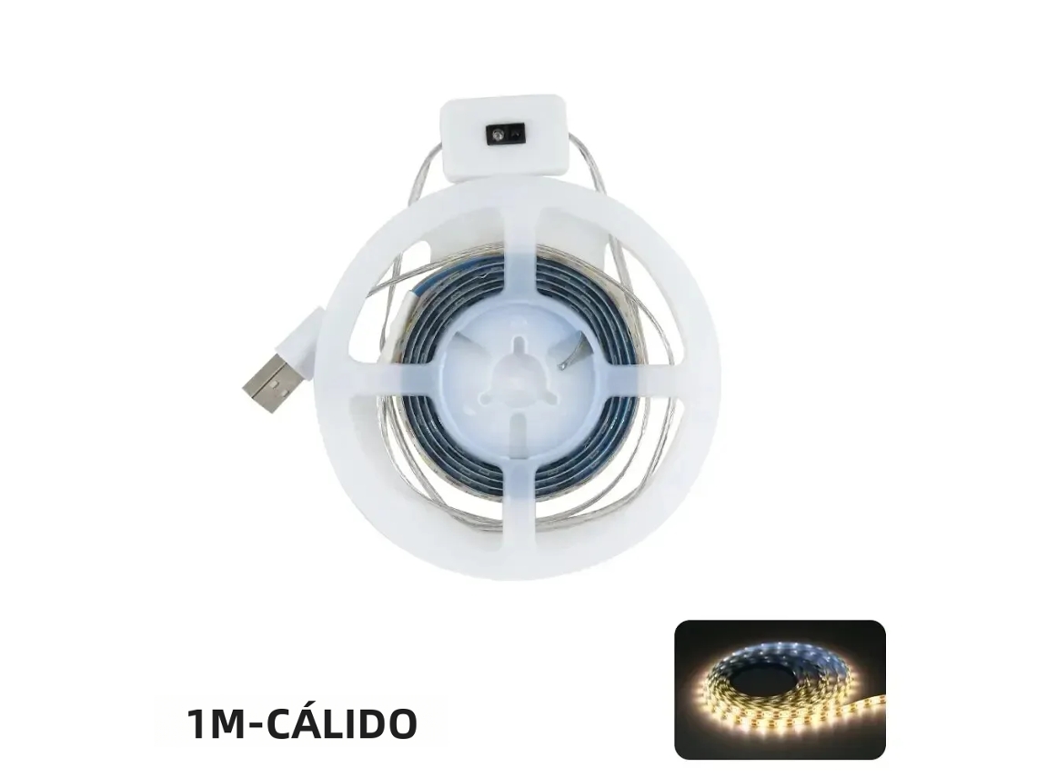 Luz LED USB de 5V con sensor de movimiento, que se puede activar mediante gestos.