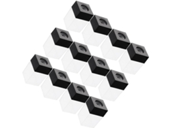 Soporte Magnético Compacto De 12 Piezas Para Clips De Papel Para Dispensador De Clips De Papel De Oficina Con Función