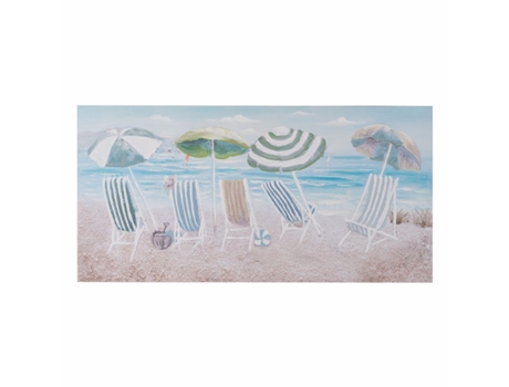 Cuadro Lienzo Playa 120 x 3,5 x 60 cm