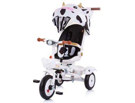 Triciclo Con Sillín Giratorio 360 Y Capota Futuro De CHIPOLINO Cow