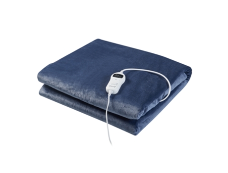 Manta eléctrica Archi 10 niveles de calor 120W Vlies 200x150 cm Azul Claro [en.casa] [EN.CASA]