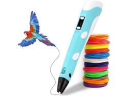 Bolígrafo de impresión 3D, bolígrafo para garabatear 3D con filamento PLA de 12 colores, 36 M de PLA y ABS, compatible con Big Gusshious, juguete creativo
