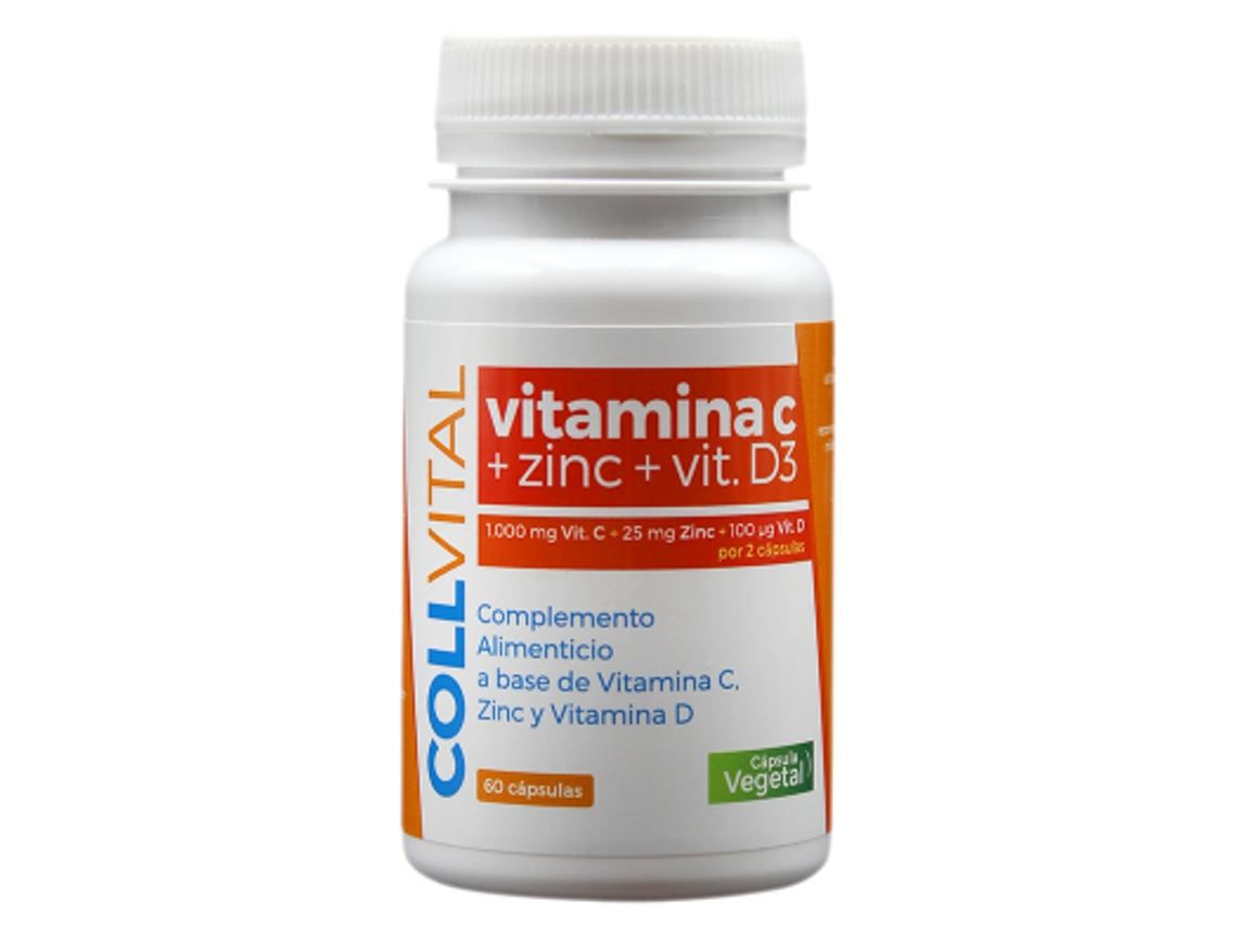 Vitamina C-zinc-3 60 cápsulas Collvital