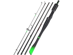 Caña De Pescar Fibra Carbono Para Casting, Equipo Pesca Con Señuelos, Carpa Agua Dulce, Lucio O Lubina, 1,8...