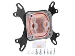 Bloque De Refrigeración De Agua Para Cpu Con Tapa Transparente, Enfriador Universal Para Amd/intel