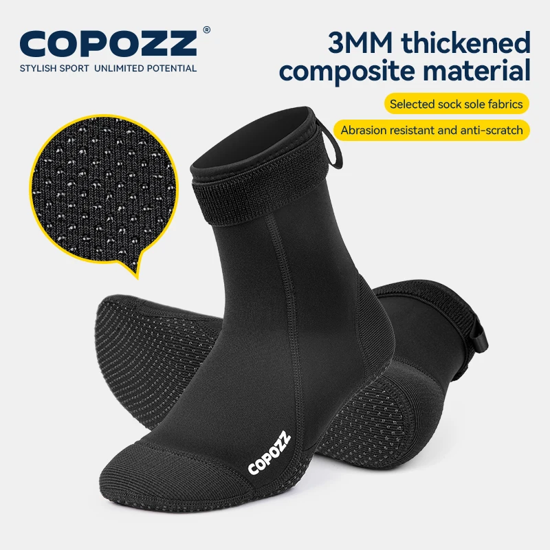 Calcetines de buceo de neopreno y Kevlar MDUG (3 mm, talla M)