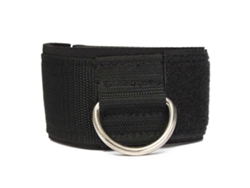 Correa de tobillo con anilla en D, accesorio de ejercicio multifuncional con cable, ideal para estirar muslos y piernas durante la gimnasia.