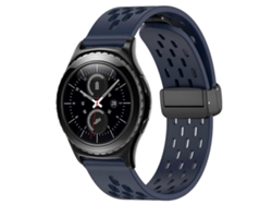 Pulsera plegable de silicona de 20 mm con cierre magnético