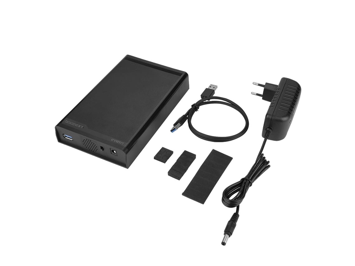 Caja Externa Para Ssd Sata De 3.5 Pulgadas, Usb 3.0, 6gbps, Color Negro
