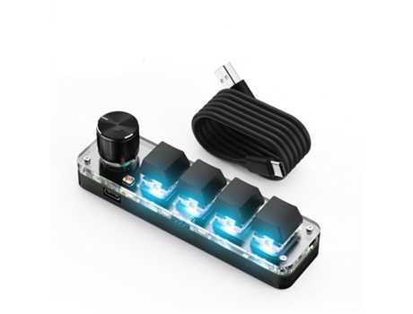 Teclado mecánico inalámbrico Bluetooth Mini teclado personalizado negro