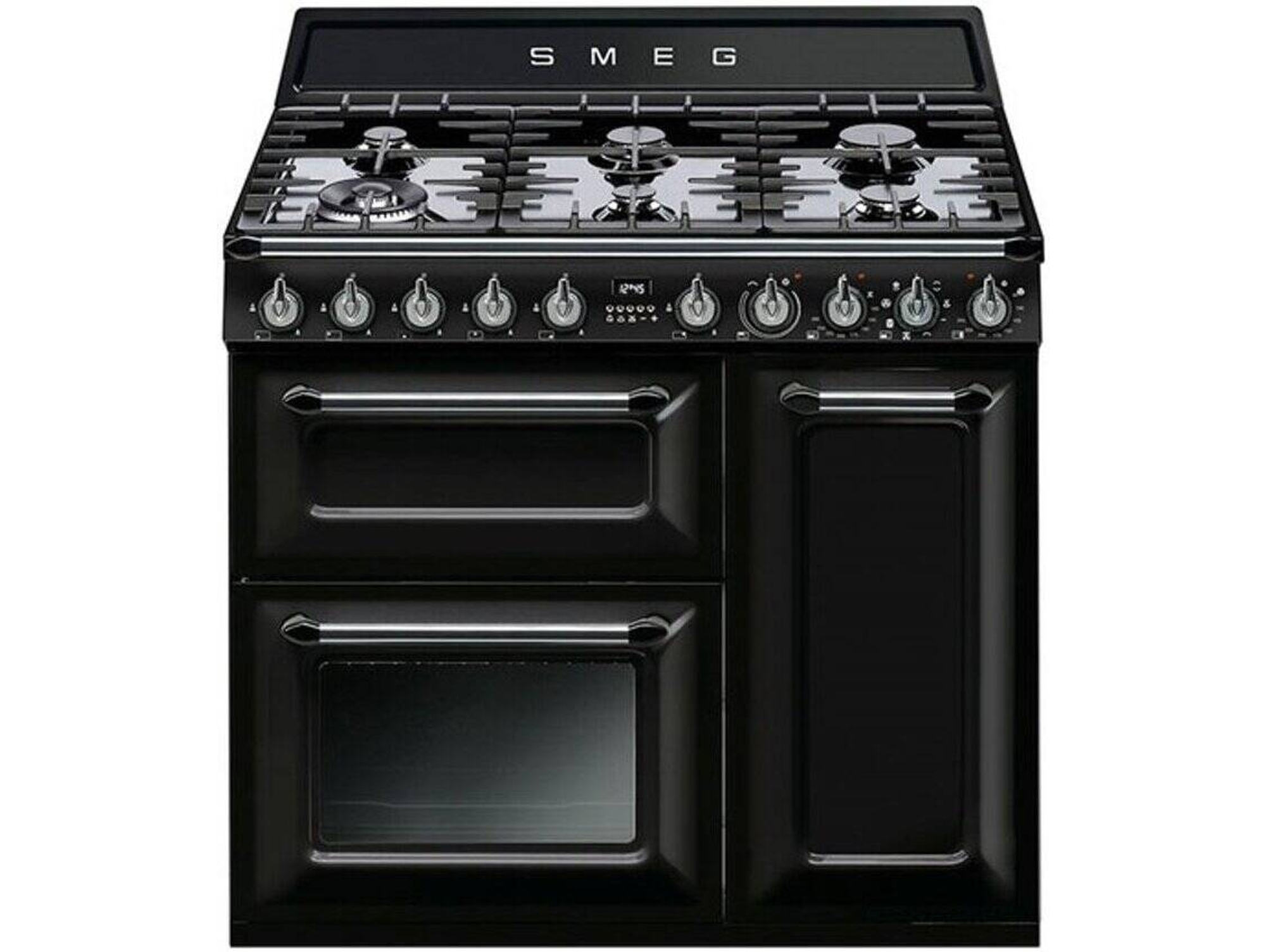 Cocina SMEG Victoria TR93BL (159 L - Eléctrico y Gas Natural - Negro)