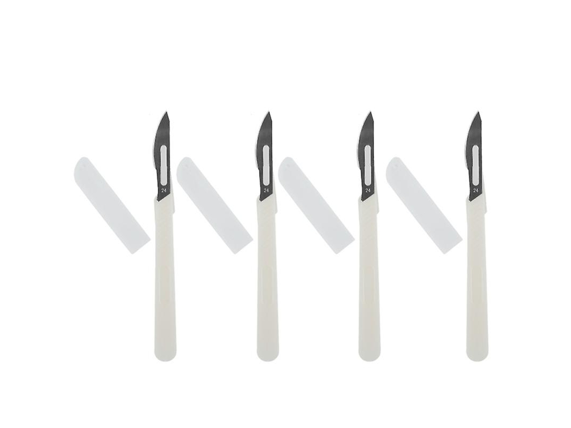 4 Hojas De Acero Inoxidable.