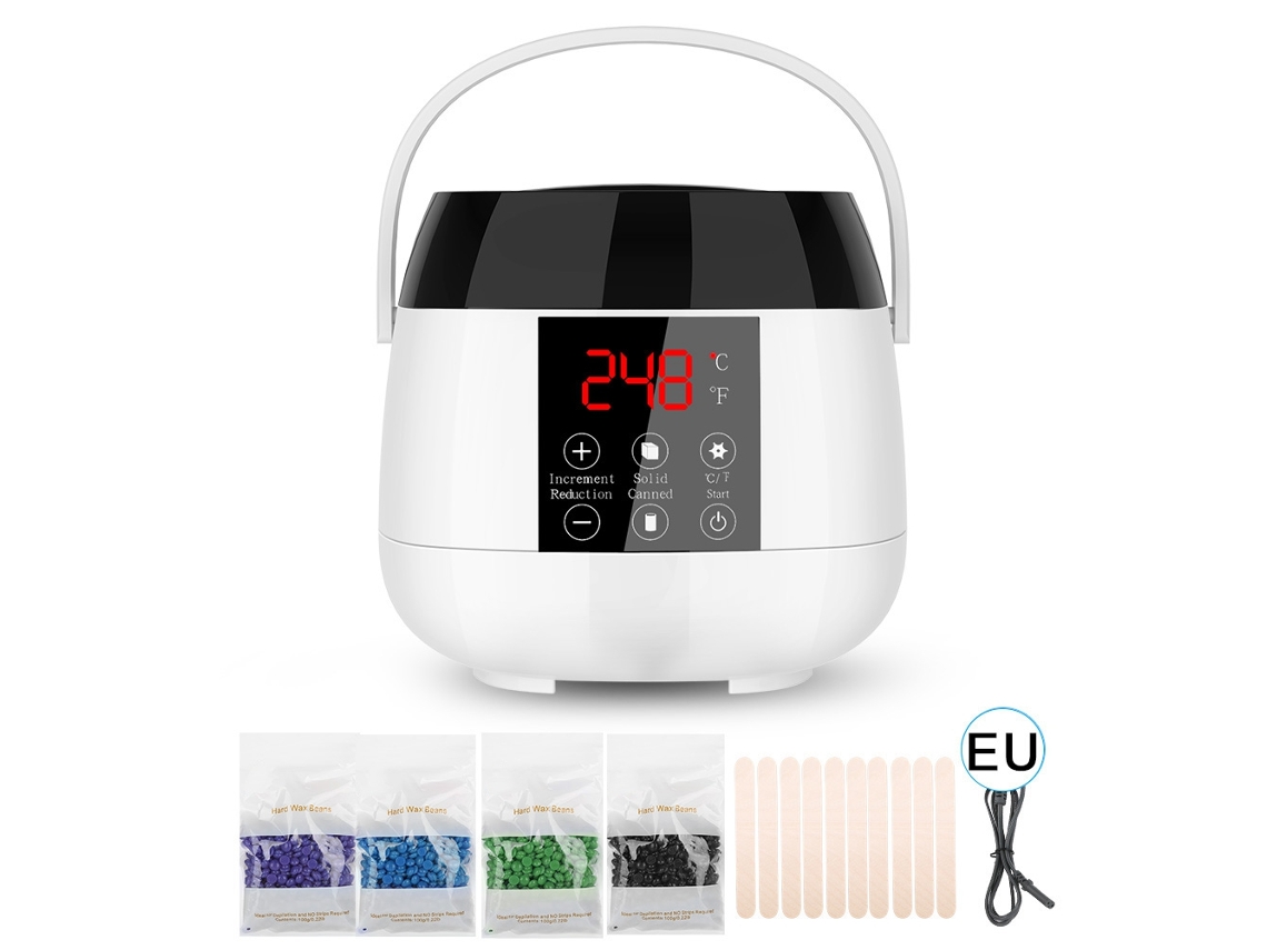Aquecedor De Cera Para Depilação Com Tela Led E Controle De Temperatura Ajustável Máquina Depilatória