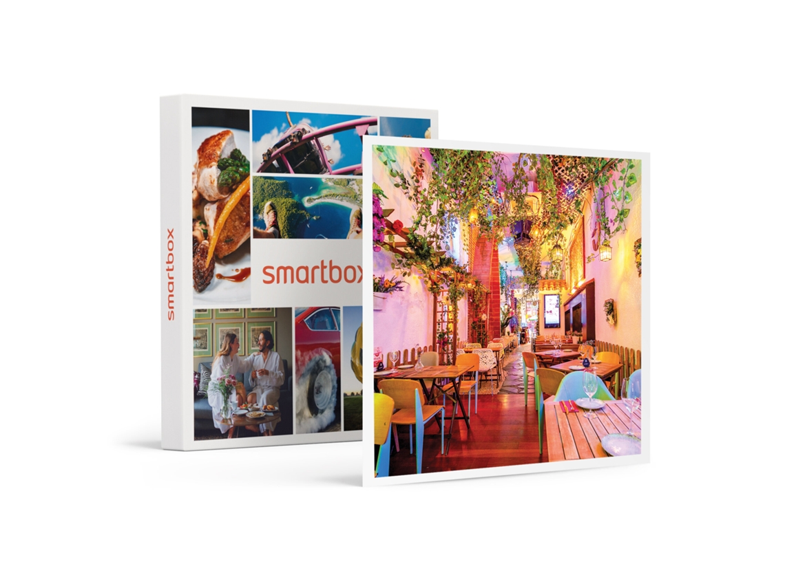 Caja Regalo SMARTBOX Jardinet d’Aribau: 1 menú, 1 cata de vinos y 1 cóctel para 2 personas