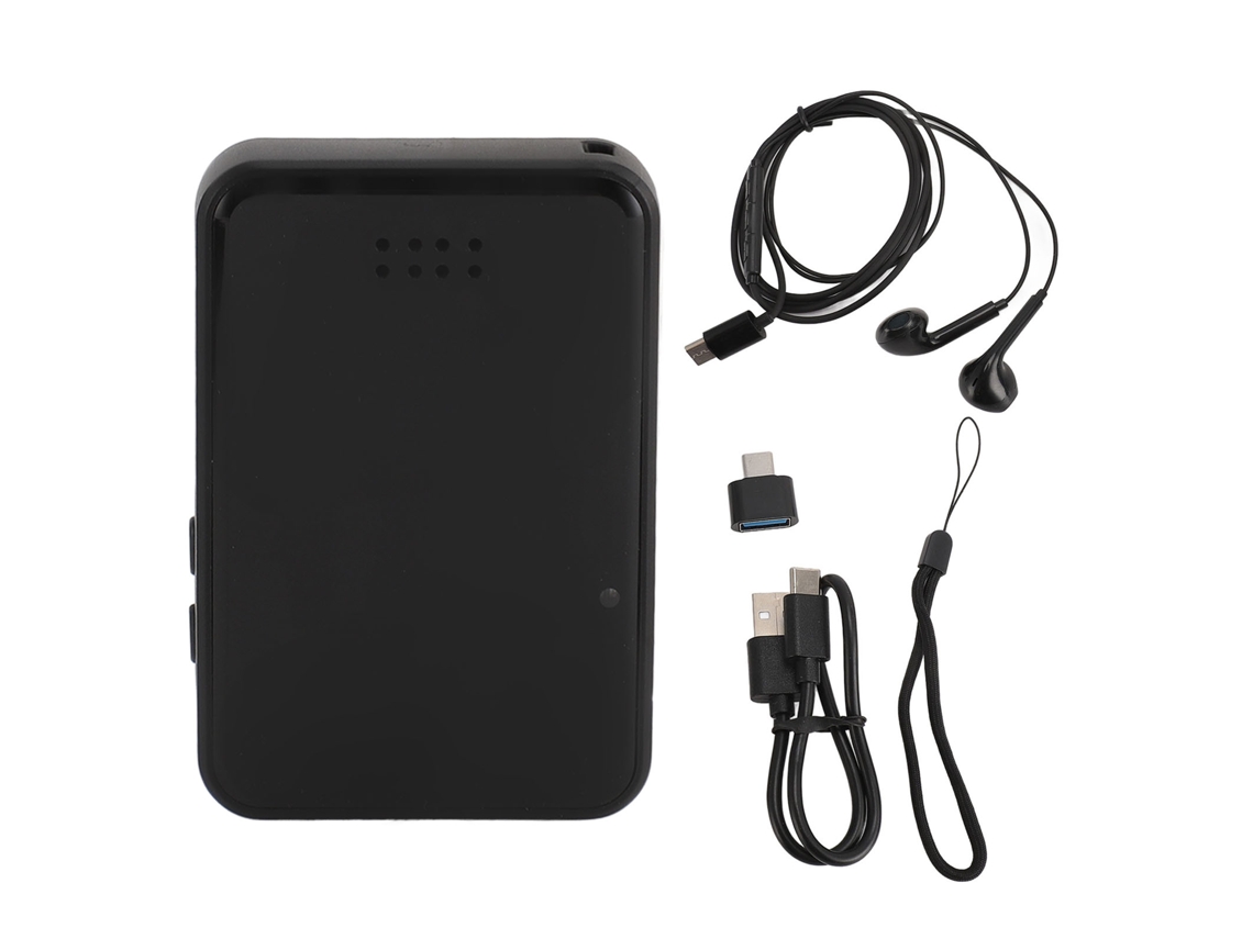 Grabadora De Voz Compacta Con Batería De 70 Horas, Carga Usb-c, Reducción Activa De Ruido Magnética Y Mp3 De 32 Gb.