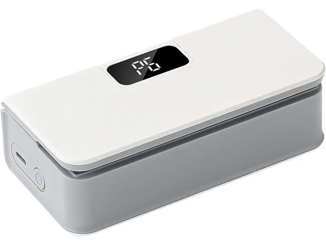 Selladora de alimentos al vacío, mini selladora de bolsas con calefacción, elemento calefactor recargable por USB Dureforward (azul)