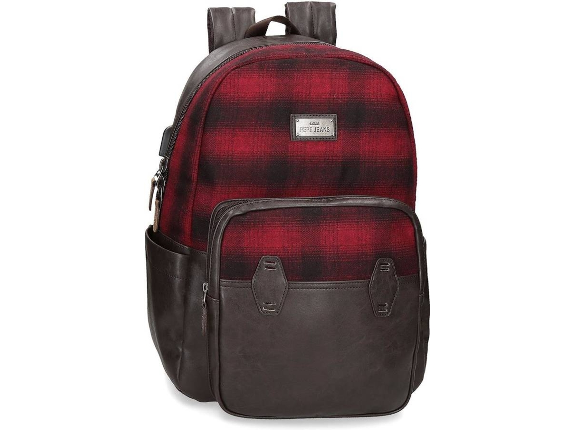 Mochila para Portátil PEPE JEANS Scotch - Rojo) | Worten.es